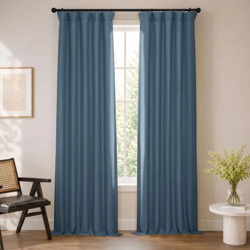 Vista 11 de HPD Half Price Drapes Bellino - Cortinas de oscurecimiento de habitación de 63 pulgadas de largo, para dormitorio y sala de estar (1 panel), 50