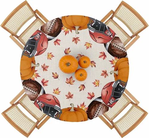 Vista 39 de Mantel Ajustado de Hongos para Mesa Redonda, Cubierta de Mesa de Cocina Botánica Pastoral Floral con Borde Elástico Tela Impermeable, Cubiertas Negro