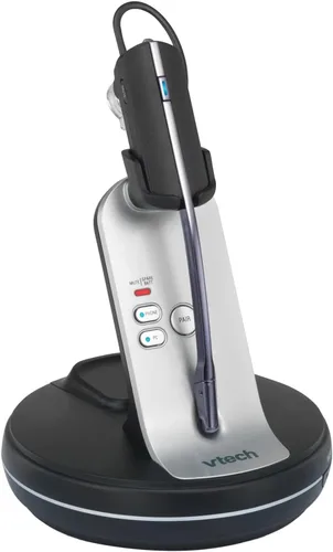 Vista 8 de VTech VH6210 Softphone Compatible Convertible DECT Office Auriculares inalámbricos para teléfonos de escritorio de negocios