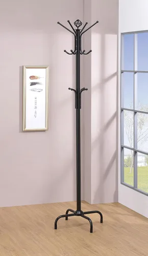 Vista 2 de Coaster Home Furnishings Perchero Spider Negro, 74 Pulgadas (CO-2019)