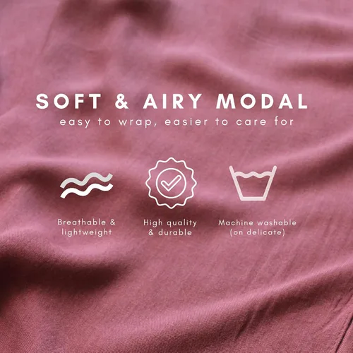 Vista 6 de Hijab modal para mujer Pañuelo para la cabeza