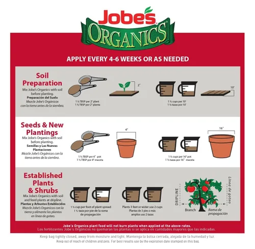 Vista 8 de Jobe's Organics - Fertilizante vegetal y tomate (paquete de 2)