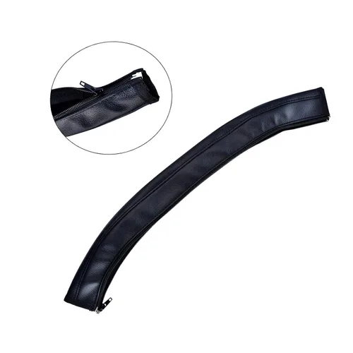 Vista 3 de Funda universal para manillar de cochecito – Funda de piel sintética para cochecitos de bebé, a prueba de polvo y agarre protector para cochecitos