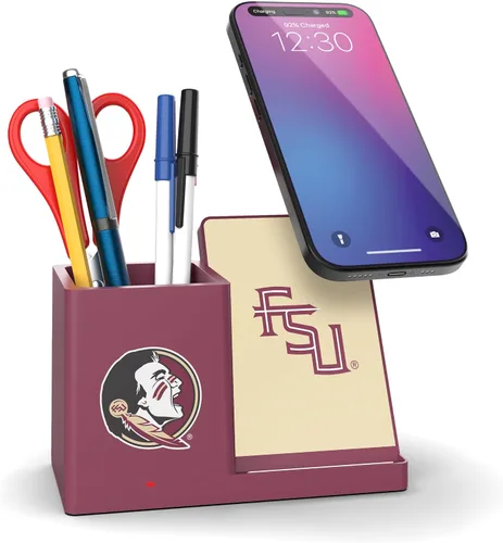 Vista 26 de SOAR NCAA - Soporte de carga inalámbrico unisex para teléfono celular y organizador de escritorio Color del