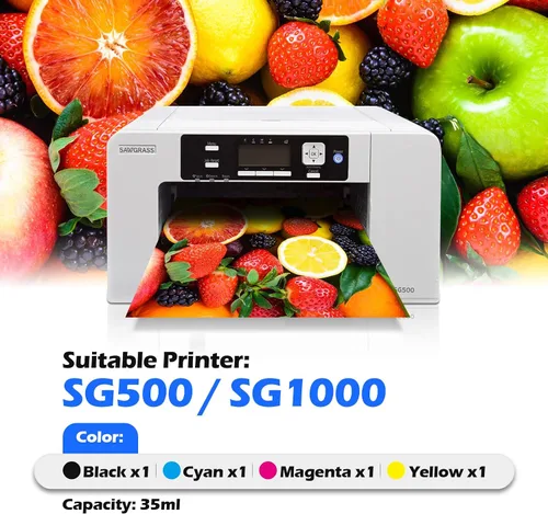 Vista 2 de YOUEXPERT SG500 SG1000 - Cartucho de tinta de sublimación compatible con impresoras Sawgrass Virtuoso SG500 SG1000 con chip actualizado