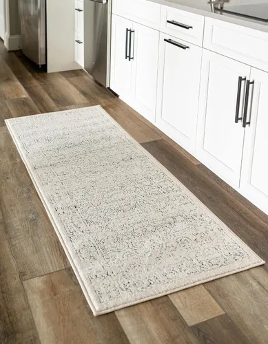Vista 18 de Unique Loom colección Isabella - Alfombra de área Adjani (2 x 3 pies 1 pulgada, rectángulo, verde/ marfil)