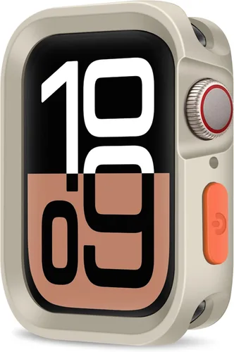 Vista 10 de Estuche Resistente Compatible con Apple Watch Case 41mm 40mm Series 9/8/7/6/5/4/SE3/2/1, Funda Protectora Amortiguadora de TPU Flexible y Suave