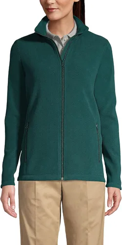 Vista 2 de Lands' End Chaqueta de forro polar de peso medio con cremallera completa para mujer