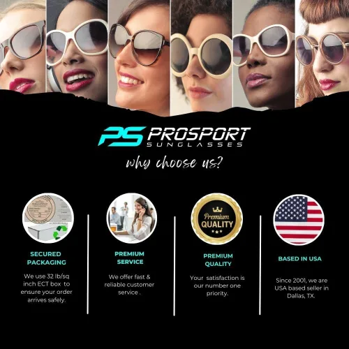 Vista 8 de proSPORT Aviador Polarizado Bifocal Gafas De Sol Lectores Hombres Mujeres De Mar Profundo Pesca Bisagra De Primavera Med - XL Heads, Marco dorado