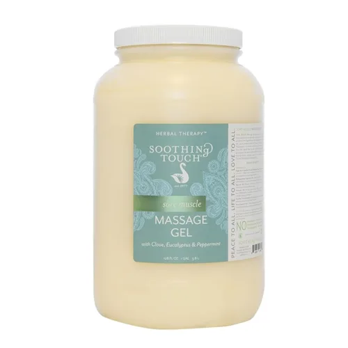 Vista 4 de Soothing Touch Gel de masaje muscular dolorido, clavo, eucalipto, menta, 640 onzas