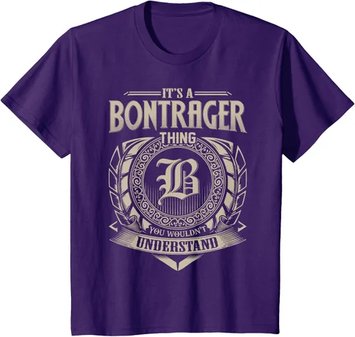Vista 17 de Camiseta vintage It's A BONTRAGER Thing You Wouldn't Understand Name, Negro