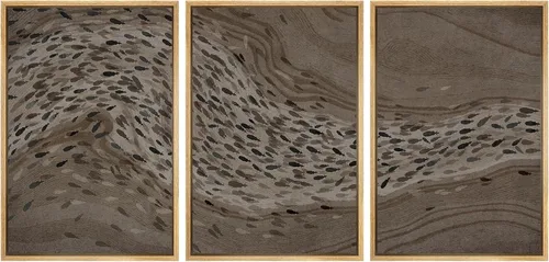 Vista 43 de SIGNWIN Lienzo enmarcado para pared, juego de arte dramático de cielo tormentoso, ilustraciones de paisaje nuboso Moody, arte moderno decorativo