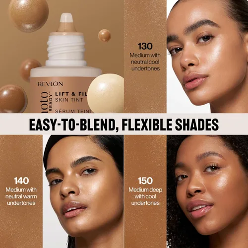 Vista 12 de Revlon PhotoReady Lift + Fill Skin Tint, 160, 1 fl oz
