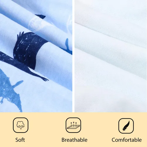 Vista 3 de MooMoo Baby Pantalones de pañales impermeables para entrenamiento para ir al baño, 2 paquetes de pantalones de entrenamiento nocturno para niños
