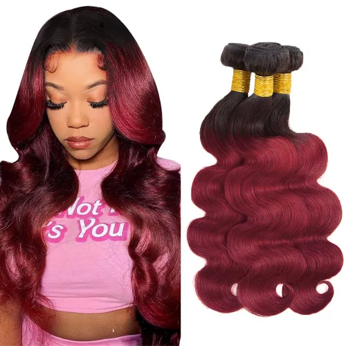 Vista 170 de 300g 1B27 Human Hair Bundles Honey Blonde Bundles Human Hair 10A Brazilian Virgin Remy Hair Extensions 8 10 12 Inch