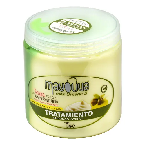 Vista 3 de Boe Mayoliva Omega 3 Tratamiento, 36 onzas