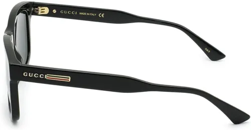 Vista 3 de Gucci GG 0824S 005 - Lentes de sol rectangulares de plástico negro lente gris negro gris negro