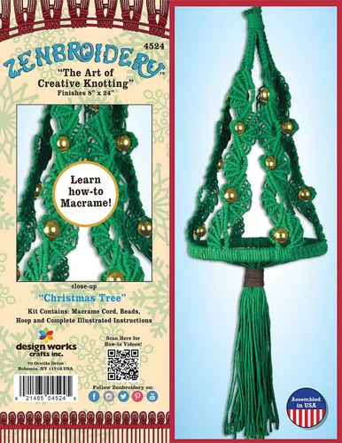 Vista 2 de Kit de macramé para árbol
