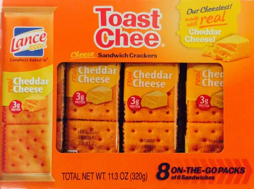 Vista 20 de Lance - Galletas saladas tipo sándwich, Captain's Wafers, paquete variado, 10 paquetes individuales, 6 sándwiches en cada uno