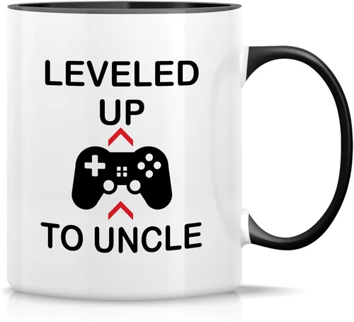 Vista 16 de Retreez Taza divertida – Leveled Up To Uncle Gamer - Tazas de café de cerámica de 11 onzas – Divertido, sarcasmo, sarcástico, inspirador, noticias