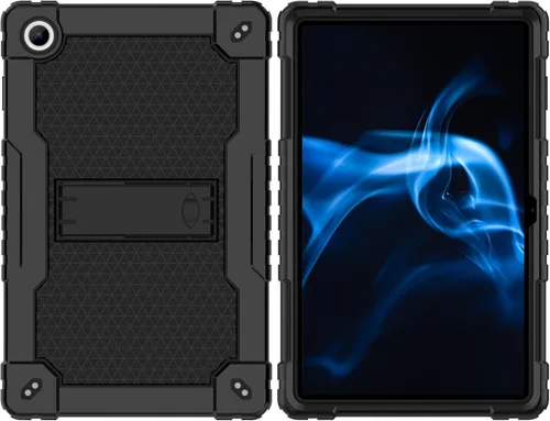Vista 4 de Para Onn 10.4 Tablet Pro 2023 Modelo: 100110603 Funda protectora híbrida de alta resistencia con correa para el hombro para Walmart Onn 10.4 Tablet