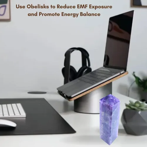 Vista 6 de Amatista, 3-4 pulgadas, 4 facetas, torres de cristal, curación natural, obelisco, curación de reiki, rejilla de cristal, punto único, chakra reiki