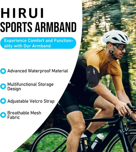 Vista 2 de HiRui Soporte universal cómodo para teléfono, pulsera ajustable para ejercicio, compatible con iPhone 17/16/15/14/Plus/Pro Samsung Galaxy todos