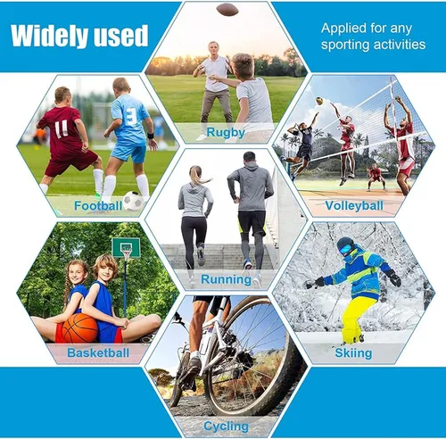 Vista 7 de Wonzone Coderas para hombre, mangas para brazos, protección UV, deportes, baloncesto, tirador, mangas de compresión de enfriamiento