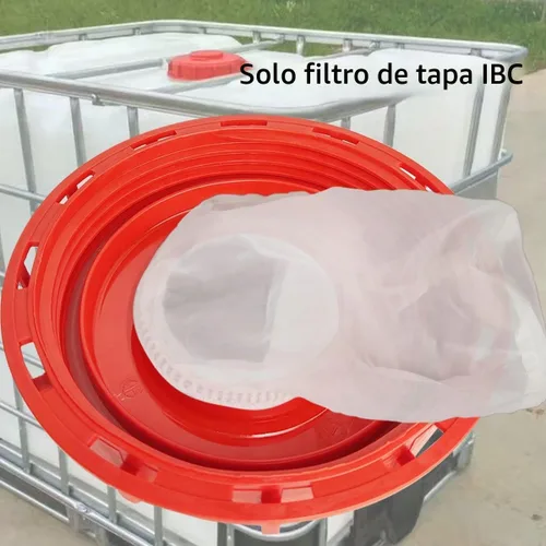 Vista 5 de Filtro de tapa IBC Pantalla de filtro de nylon para cubierta de tanque de agua lavable de una pieza