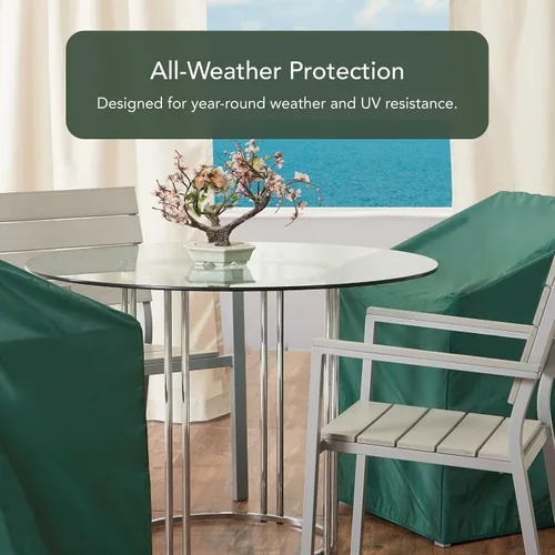 Vista 4 de Covermates Funda clásica para silla de exterior, paquete de 2, 30 pulgadas de ancho x 38 pulgadas de profundidad x 36 pulgadas de alto, resistente