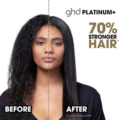 Vista 4 de ghd Platinum+ Plancha de cerámica para el cabello, plancha para alaciar el cabello, moldeadora profesional de pelo