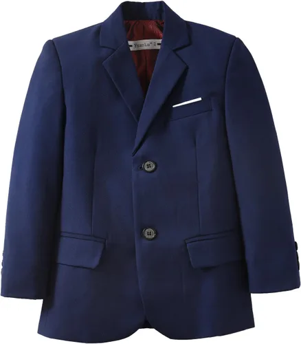 Vista 2 de YuanLu Conjunto formal de 3 piezas para niños, chaleco y pantalones para fiesta