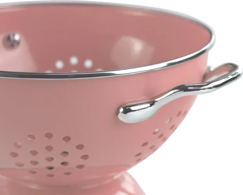 Vista 11 de Reston Lloyd Calypso Basics - Colador esmaltado con recubrimiento en polvo con base sólida, cesta coladora con asas, para pasta, bayas, verduras