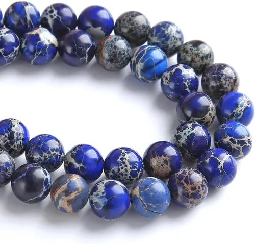 Vista 63 de 88 cuentas de piedra natural africana de piedra de sangre para hacer joyas y pulseras