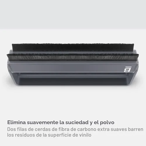 Vista 8 de Boundless Audio - Cepillo limpiador de discos - Cepillo antiestático de fibra de carbono para vinilo - Accesorios para tocadiscos para limpieza