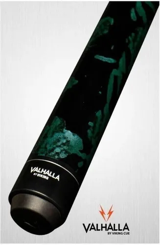 Vista 4 de VALHALLA Viking VA214 - Taco de billar para piscina/billar con diseño de mármol negro y verde azulado (0.512 in - 21 oz)