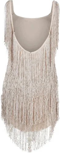 Vista 2 de TREBIN Vestido delgado de color sólido para mujer, vestido de temperamento con abertura