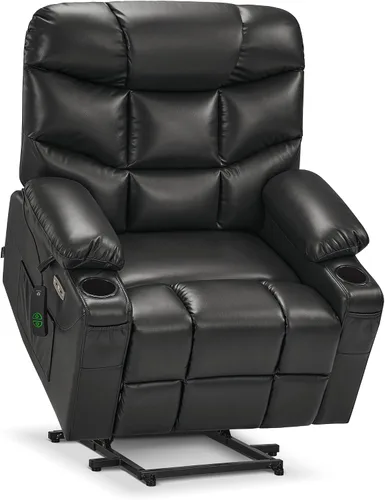 Vista 15 de MCombo Elevador eléctrico reclinable para ancianos, cuero R7289