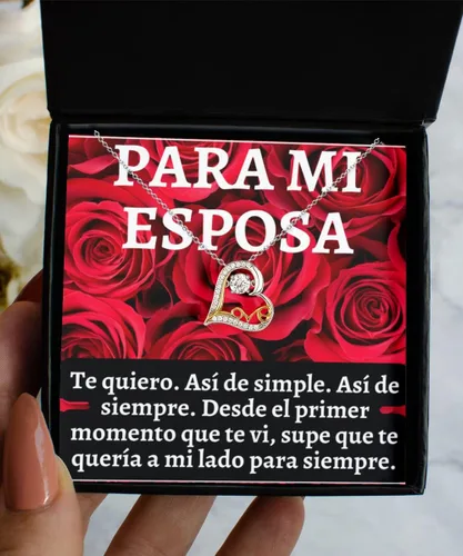 Vista 7 de Regalo para esposa, collar para mujer, pendiente para la jefa de la casa