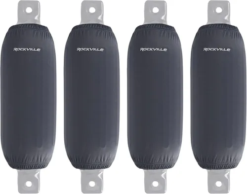 Vista 40 de Rockville C8527NB - Paquete de 4 fundas para guardabarros de barco de 8.5 x Azul marino