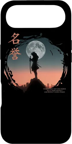 Vista 27 de Futuristic Ghost Samurai in Japanese Retro Cyberpunk Warrior Case for iPhone 17