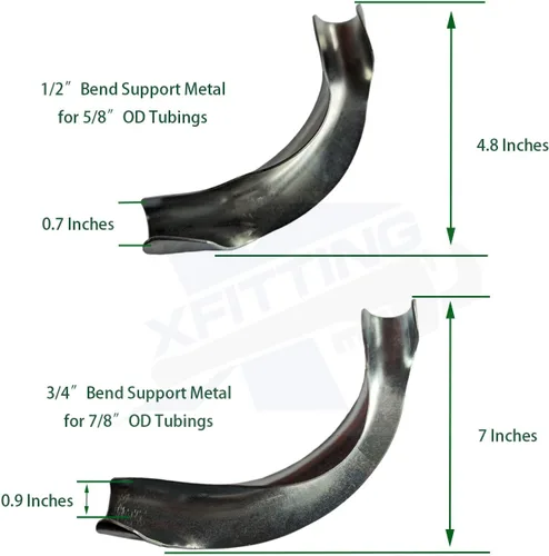 Vista 6 de Paquete de 10 tubos XFITTING Pex de 3/4 pulgadas, soporte de metal, 90 grados