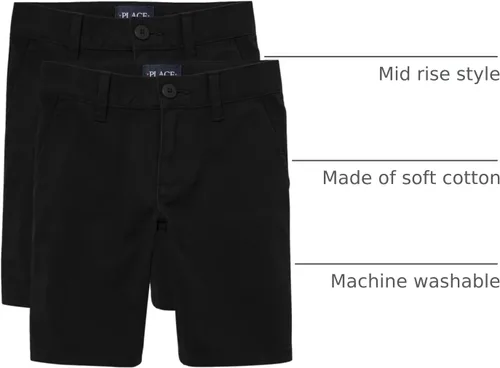 Vista 36 de The Children's Place Pantalones chinos ajustados para bebés y niños pequeños