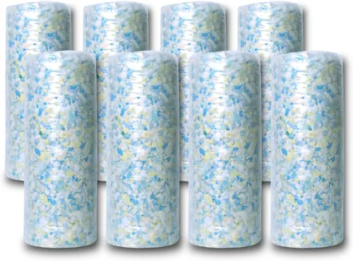 Vista 8 de BOXIN Relleno de espuma viscoelástica triturada de 5 libras para relleno de puf, espuma de relleno de almohada suave y conveniente para cojín