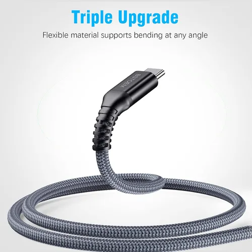 Vista 8 de Cable USB A a USB C de 10 pies, cable de carga tipo C de carga rápida de 10 pies, paquete de 2 para Samsung Galaxy S26/S25