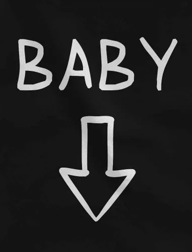 Vista 3 de Anuncios de embarazo Baby Reveal Funny Matching Mom & Dad Maternity Shirts