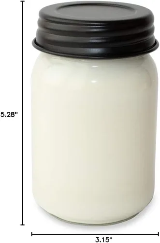 Vista 8 de Milkhouse Candle Company - Bálsamo y cedro - Velas de cera de abeja y soja de 13 onzas - Colección Farmhouse - 100% natural, sin parafina