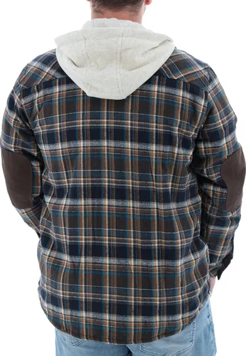 Vista 2 de Legendary Whitetails Men's Camp Night Berber Lined Hooded Flannel Shirt Jacket