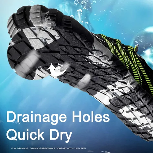 Vista 5 de Zapatos de agua para hombre, zapatos de agua para mujer, zapatos de playa para hombre y mujer, zapatos de agua, zapatos de natación, zapatos