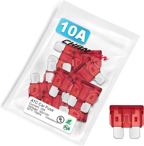 Vista 20 de Chanzon Fusible de cuchilla ATC con certificación UL de 10 piezas (estándar ATO APR) 2A golpe rápido Auto Fuses Fast Blow for Automotive Car RV